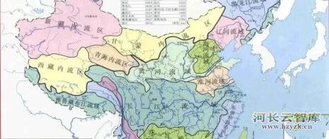 中国七大流域和河道