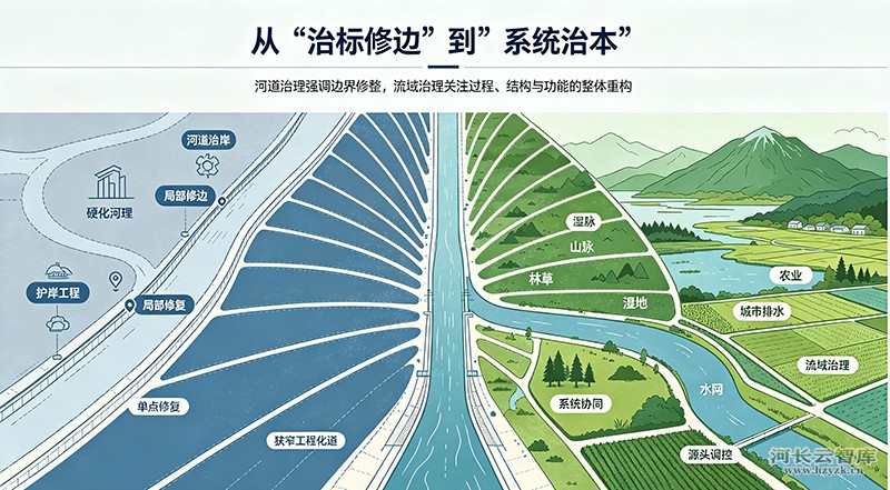 从“治标修边”到“系统治本”：深度辨析河道治理与流域治理的底层范式差异